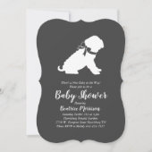 Shar-Pei Dog Baby shower Geslacht Neutraal Kaart (Voorkant)
