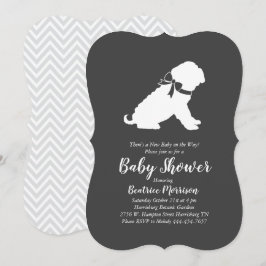 Shar-Pei Dog Baby shower Geslacht Neutraal Kaart