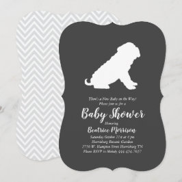 Shar-Pei Dog Baby shower Geslacht Neutraal Kaart