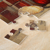 Shar Pei Dog Christmas  Beach Legpuzzel (Zijkant)