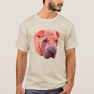 Shar Pei Dog Face T-shirt