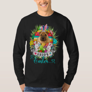 Shar Pei Dog in Paaseieren Basket Bunnies Happy E T-shirt