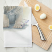 Shar-pei Dog Mom Floral Theedoek (Quarter Fold)