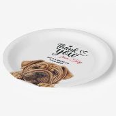 Shar-Pei Dog Papieren Bordje (Gekanteld)