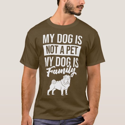 Shar Pei Dog Puppies Eigenaar Lover _26 T-shirt (Voorkant)