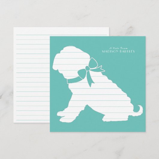 Shar Pei Dog Puppy Bedankkaart (Voorkant / Achterkant)