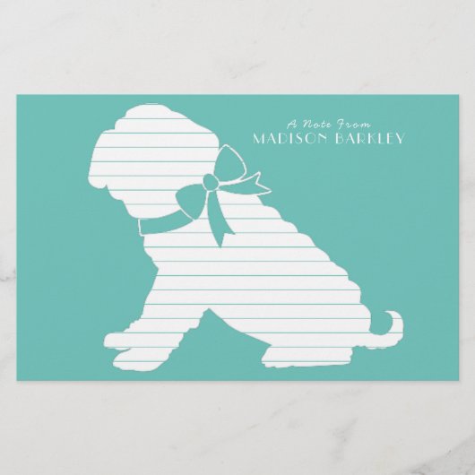 Shar Pei Dog Puppy Briefpapier (Voorkant)