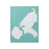 Shar Pei Dog Puppy Notitieblok (Linkerzijde)