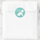 Shar Pei Dog Puppy Ronde Sticker (Tas)