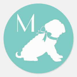 Shar Pei Dog Puppy Ronde Sticker