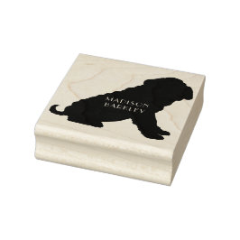 Shar Pei Dog Puppy Rubberstempel