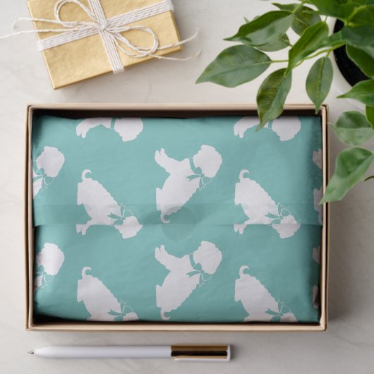 Shar Pei Dog Puppy Tissuepapier (Geschenk)