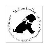 Shar Pei Dog Puppy Zelfinktende Stempel (Design)