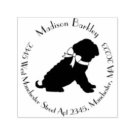 Shar Pei Dog Puppy Zelfinktende Stempel