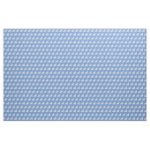 Shar Pei Dog Silhouette Pet Light Blue Stof (Yard (91,4 cm))