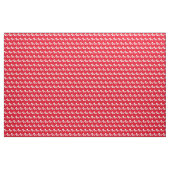 Shar Pei Dog Silhouette Pet Red Stof (Yard (91,4 cm))