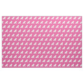 Shar Pei Dog Silhouette Pet Roze Stof (Fat Quarter)
