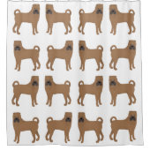 Shar-Pei douchegordijn (Voorkant)