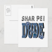 Shar Pei DUDE Briefkaart (Voorkant / Achterkant)