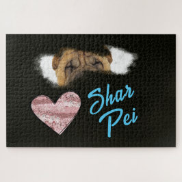 Shar Pei Eyes Solid Color 1000-stuk Legpuzzel