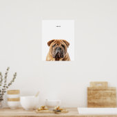 Shar Pei gepersonaliseerde print (Keuken)