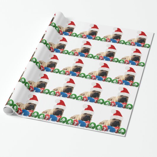 Shar Pei Glossy Wrapping Paper, 30 x 6 inch Cadeaupapier (Uitgerold)