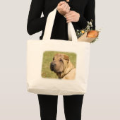 Shar Pei Grote Tote Bag (Voorkant (product))