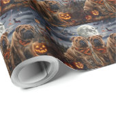 Shar Pei Halloween Spooky Cadeaupapier (Rol Hoek)