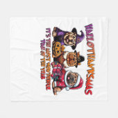 Shar Pei Halloween Thanksgiving Christmas Classic Fleece Deken (Voorkant (Horizontaal))