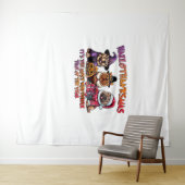 Shar Pei Halloween Thanksgiving Christmas Classic Wandkleed (In Situ (horizontaal))