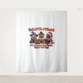 Shar Pei Halloween Thanksgiving Christmas Classic Wandkleed (Voorkant)