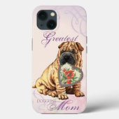 Shar-Pei Heart mama Case-Mate iPhone Case (Achterkant)