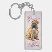 Shar-Pei Heart mama Sleutelhanger (Voorkant Links)