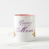 Shar-Pei Heart mama Tweekleurige Koffiemok (Center)