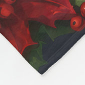 Shar Pei Hond in Sneeuw Kerstmis Fleece Deken (Hoek)