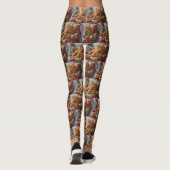 Shar Pei Hond Kerst Feestelijk Leggings (Achterkant)