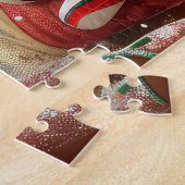 Shar Pei Hond Kerst Feestelijk Legpuzzel (Zijkant)