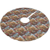 Shar Pei Hond Kerstfeest Kerstboom Rok (Gekanteld)