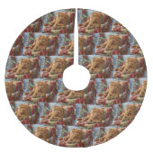 Shar Pei Hond Kerstfeest Kerstboom Rok (Voorkant)