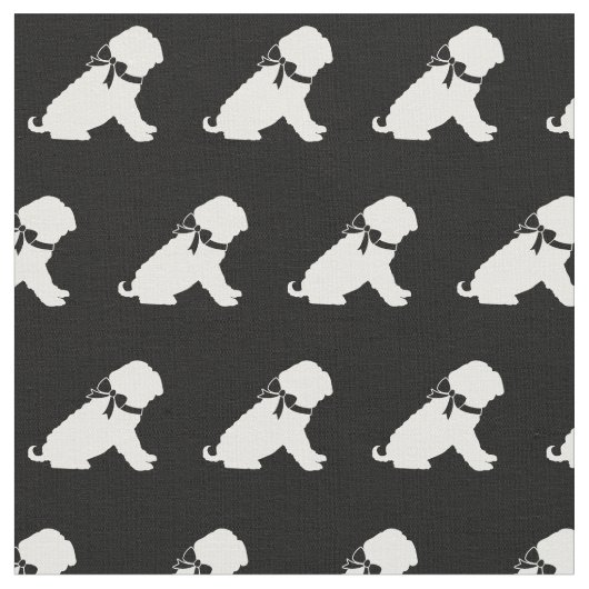 Shar Pei-hond Silhouet Huisdier Stof (Close Up)