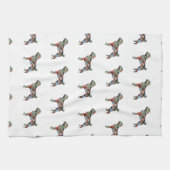 Shar-Pei Hondenras Geo Silhouette Pset Theedoek (Horizontaal)