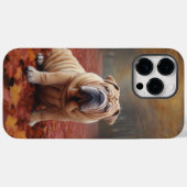 Shar Pei in herfstbladeren Herfst Inspire Case-Mate iPhone Case (Achterkant (horizontaal))
