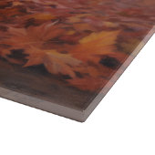 Shar Pei in herfstbladeren Herfst Inspire Snijplank (Hoek)