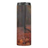 Shar Pei in herfstbladeren Herfst Inspire Thermosbeker (Achterkant)