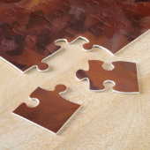 Shar Pei in herfstbladeren val inspireert Legpuzzel (Zijkant)