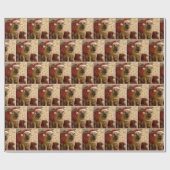 Shar-pei Kersthond Cadeaupapier (Vlak)