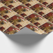 Shar-pei Kersthond Cadeaupapier (Hoek)