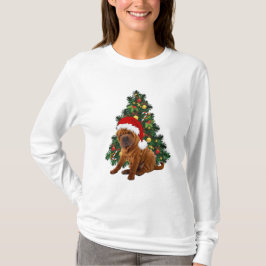 Shar Pei-kersthond, Xmas Shar Pei hond T-shirt