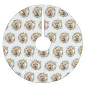 Shar Pei Kerstkrans Feestelijke Pup Kerstboom Rok (Voorkant)