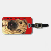 Shar-Pei-kleurenblok Bagagelabel (Voorkant horizontaal)